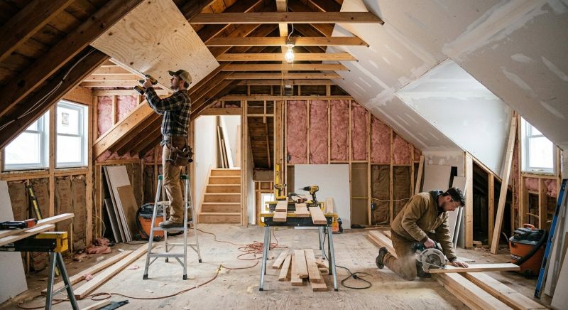 Attic Finishing in Conroe, TX
