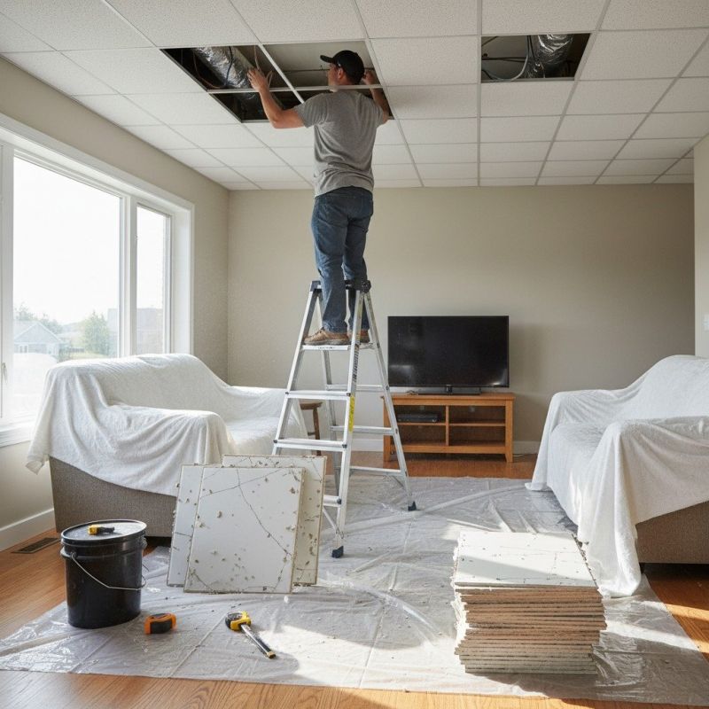 Ceiling Panel Repair in Longmont, CO