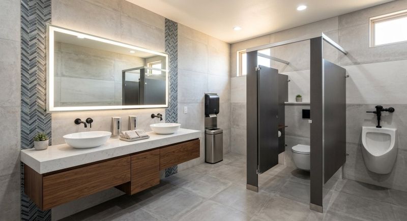 Industrial Bathroom Renovation in Longmont, CO