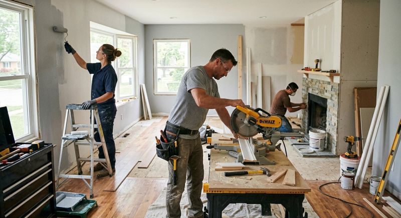 Living Room Renovation in Alpharetta, GA