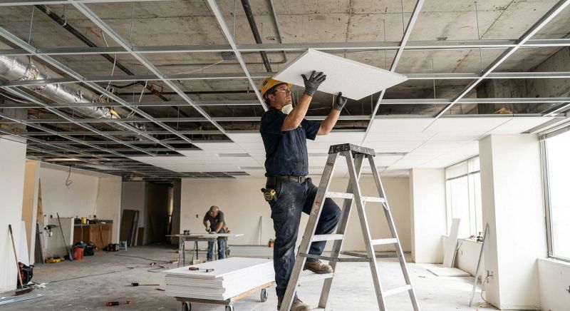 Suspended Ceiling Installation in Longmont, CO