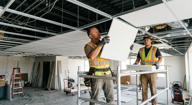 Suspended Ceiling Installation in Arvada, CO
