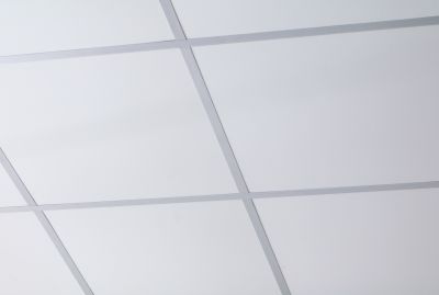 Close-up of Ceiling Grid System
